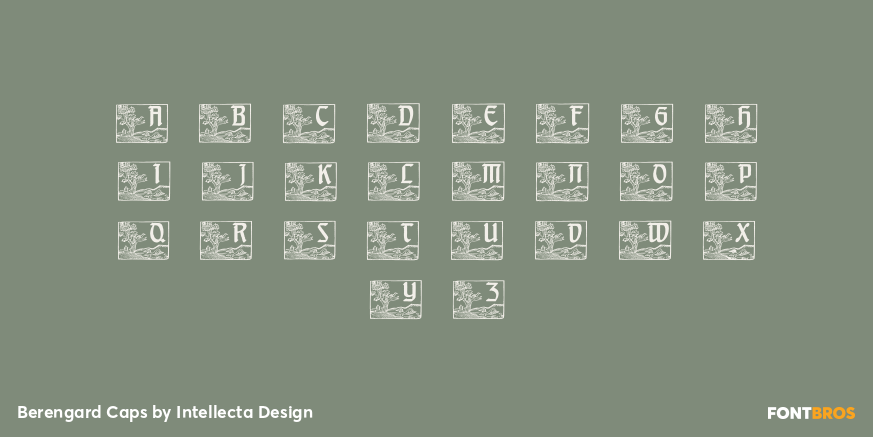 Berengard Caps Font Poster #1