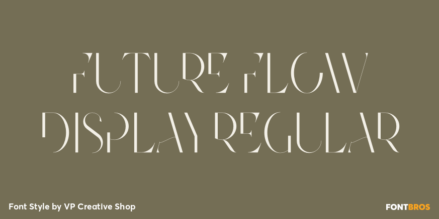 Future Flow Display Regular Poster