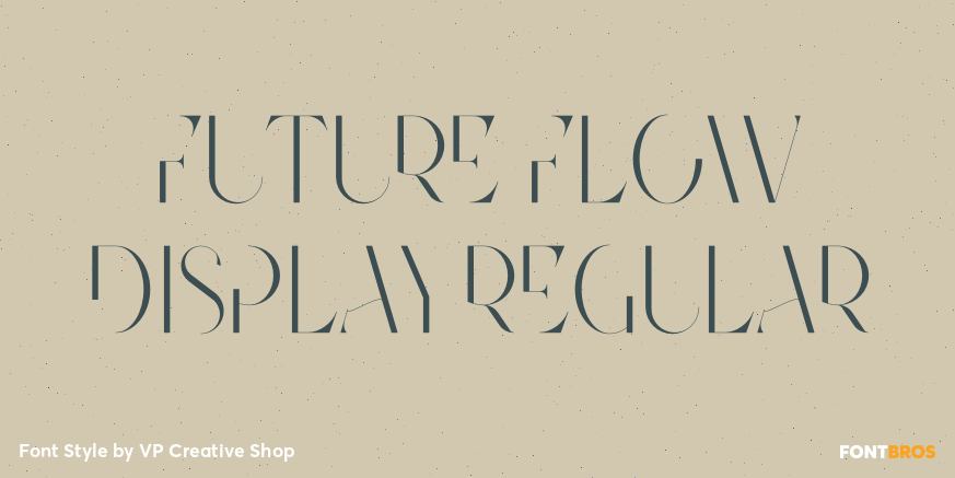 Future Flow Display Regular Poster