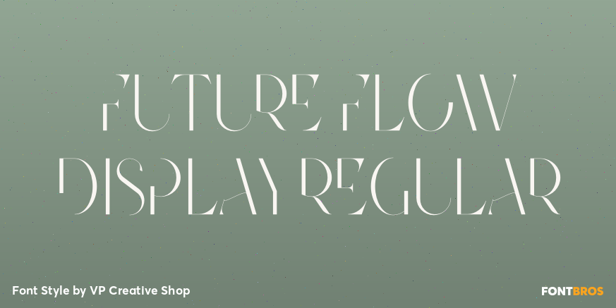 Future Flow Display Regular Poster