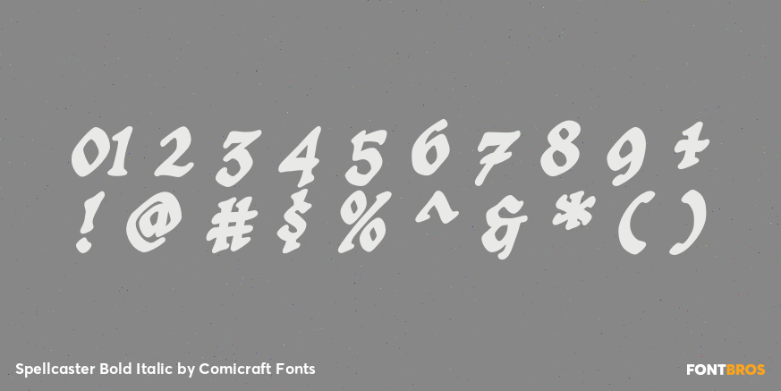 Spellcaster Bold Italic Font Poster #1