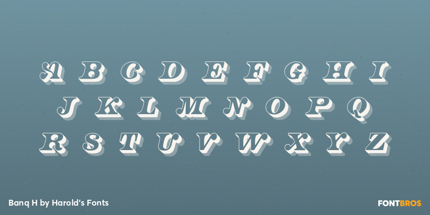 Banq H Font Poster #3