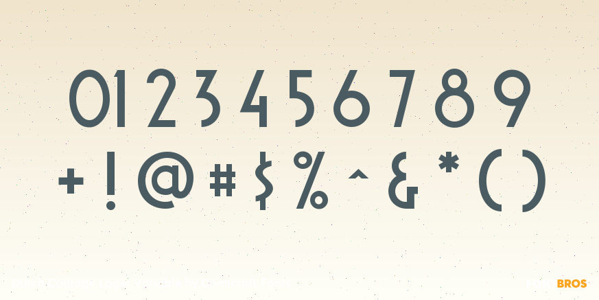 Dutch Courage Lager Variable Font Poster #1