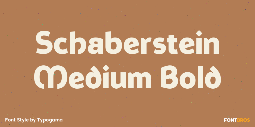 Schaberstein Medium Bold Font Poster #1