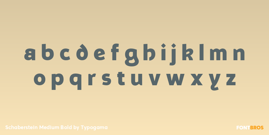 Schaberstein Medium Bold Font Poster #3
