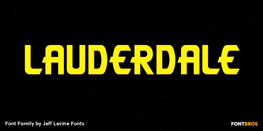 Lauderdale Font Poster