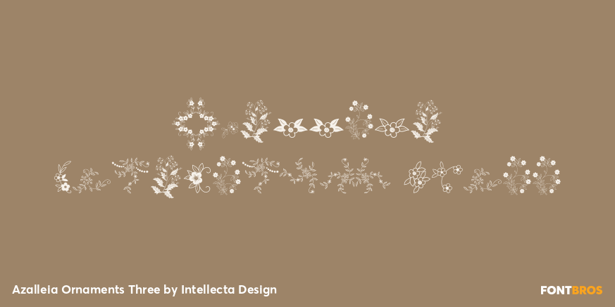 Azalleia Ornaments Three Poster