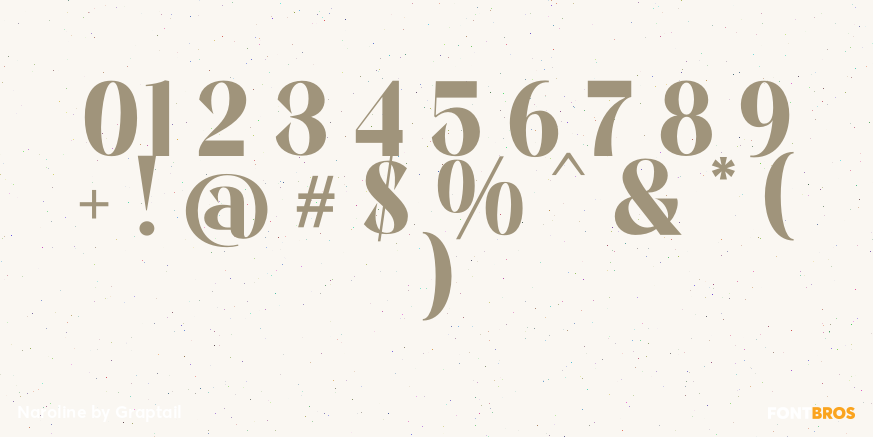 Naroline Font Poster #1
