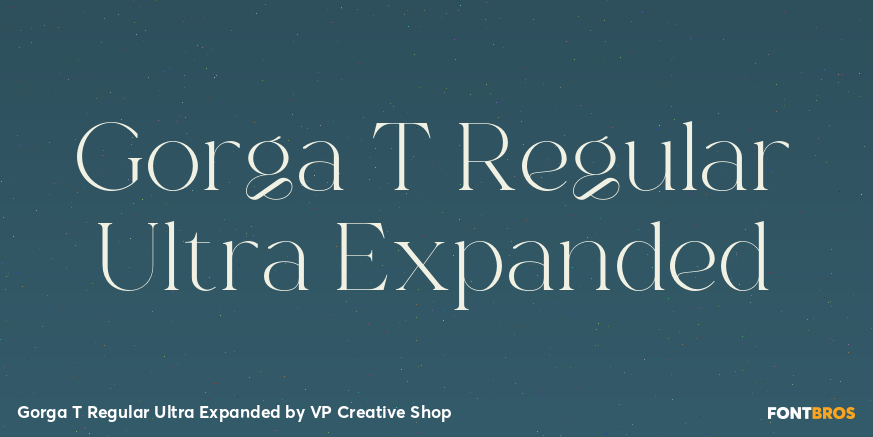 Gorga T Regular Ultra Expanded Poster