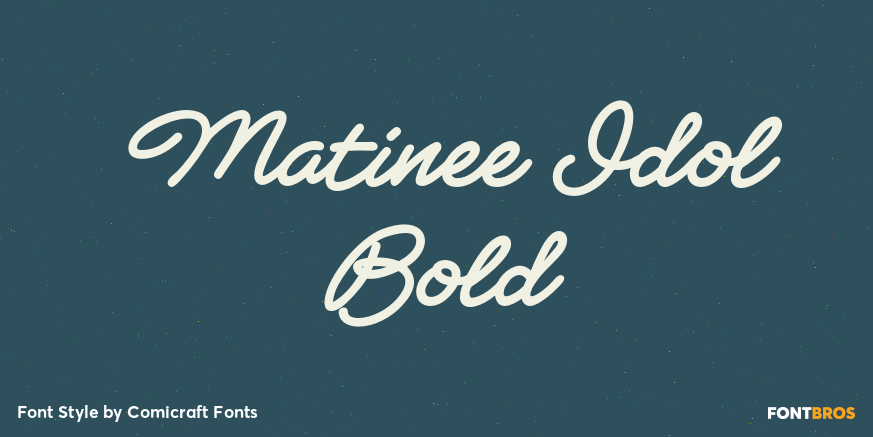 Matinee Idol Bold Poster