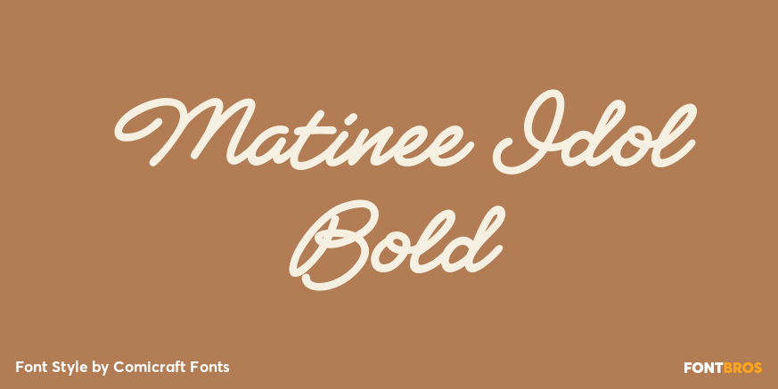 Matinee Idol Bold Poster