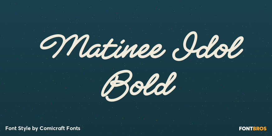 Matinee Idol Bold Poster