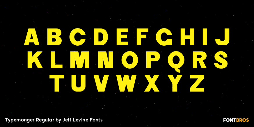 Typemonger Regular Font Poster #3