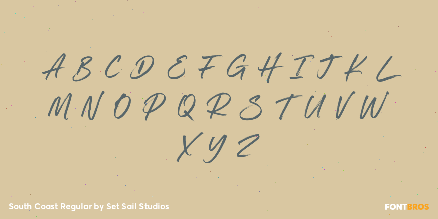 South Coast Regular Font Poster #2