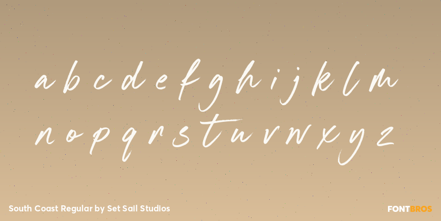 South Coast Regular Font Poster #3