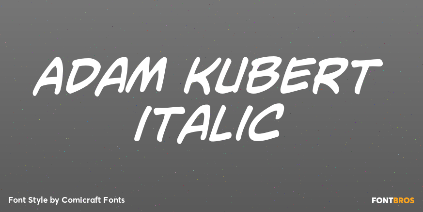 Adam Kubert Italic Poster