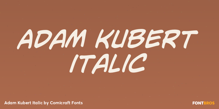 Adam Kubert Italic Poster