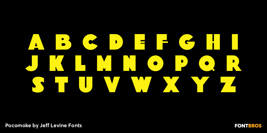 Pocomoke Font Poster #3