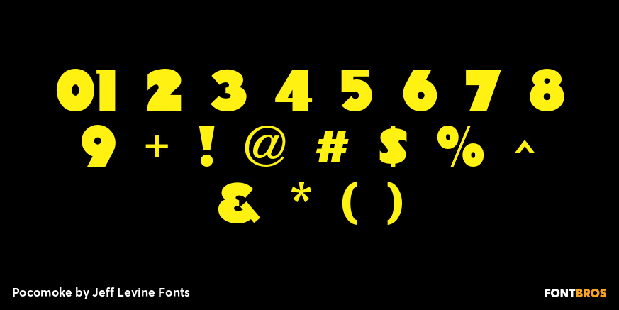 Pocomoke Font Poster #4