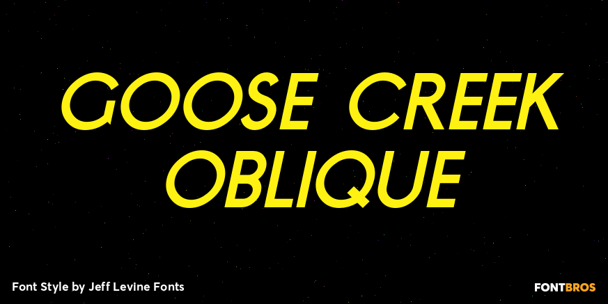 Goose Creek Oblique Poster