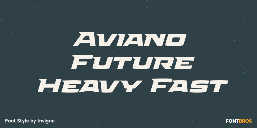 Aviano Future Heavy Fast Poster