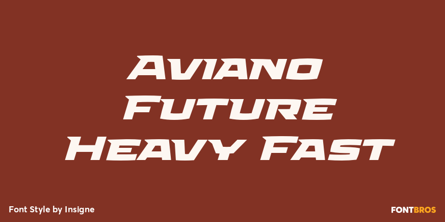 Aviano Future Heavy Fast Poster