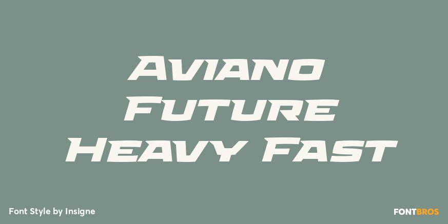 Aviano Future Heavy Fast Poster