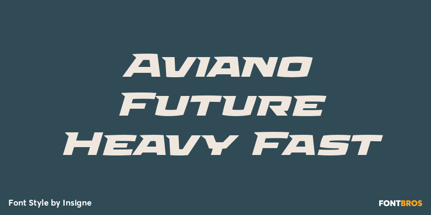 Aviano Future Heavy Fast Poster