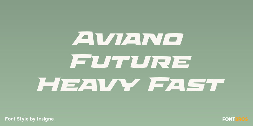 Aviano Future Heavy Fast Poster