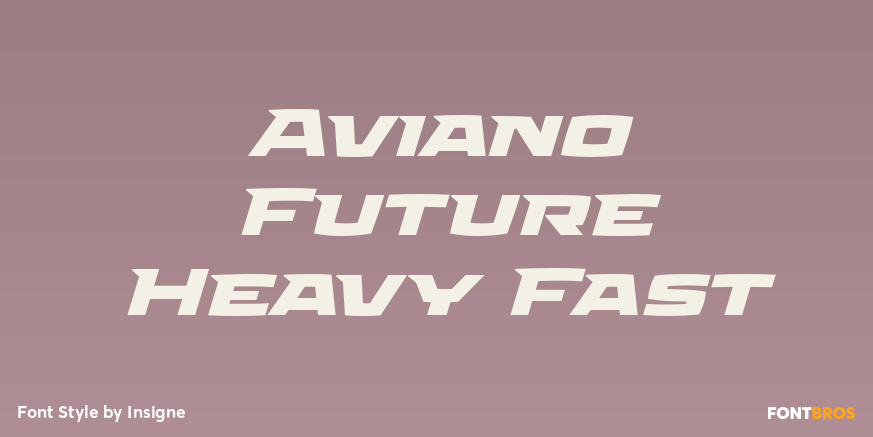 Aviano Future Heavy Fast Poster