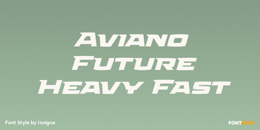 Aviano Future Heavy Fast Poster