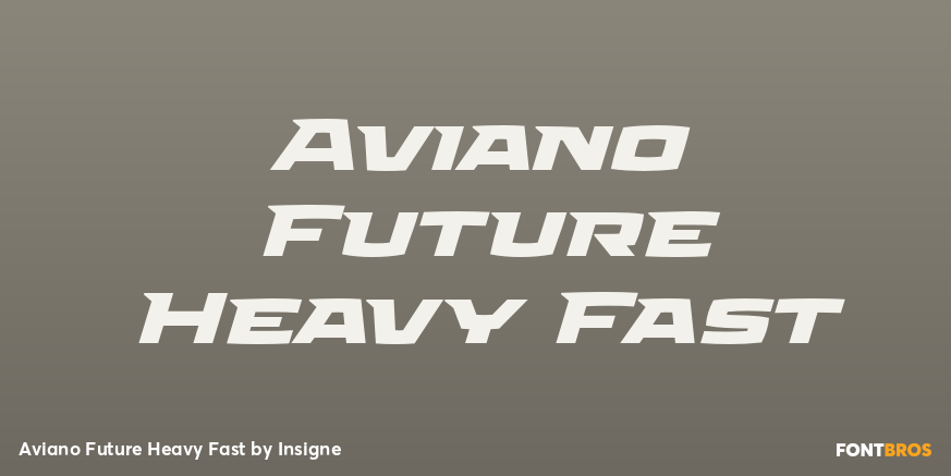 Aviano Future Heavy Fast Poster