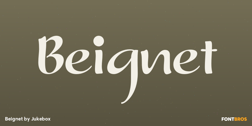 Beignet Font Poster #1