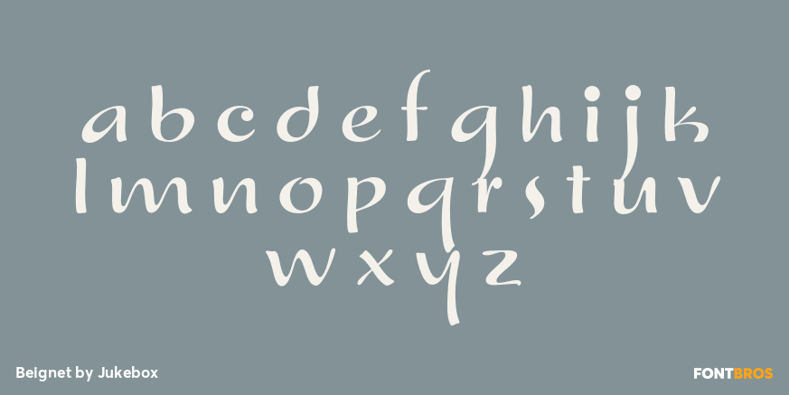 Beignet Font Poster #3