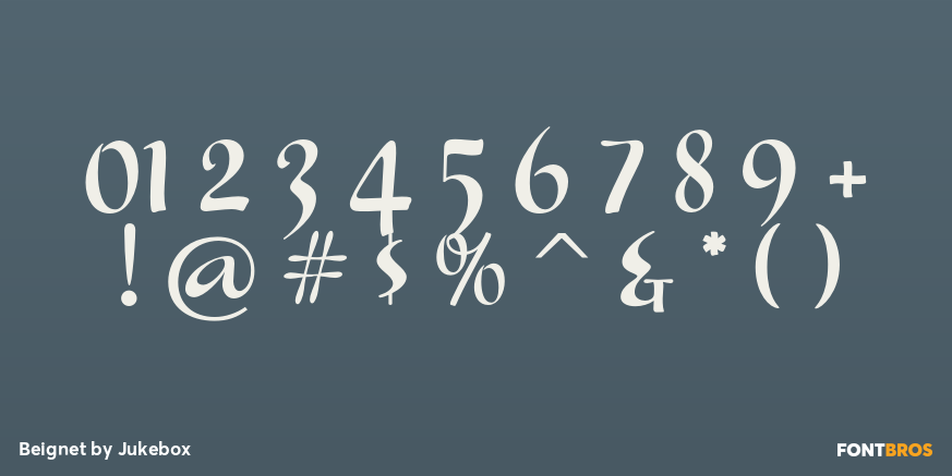 Beignet Font Poster #4