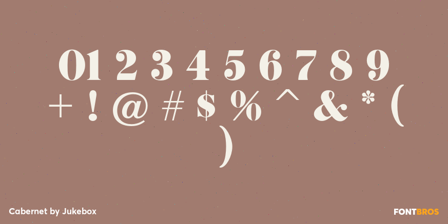 Cabernet Font Poster #4