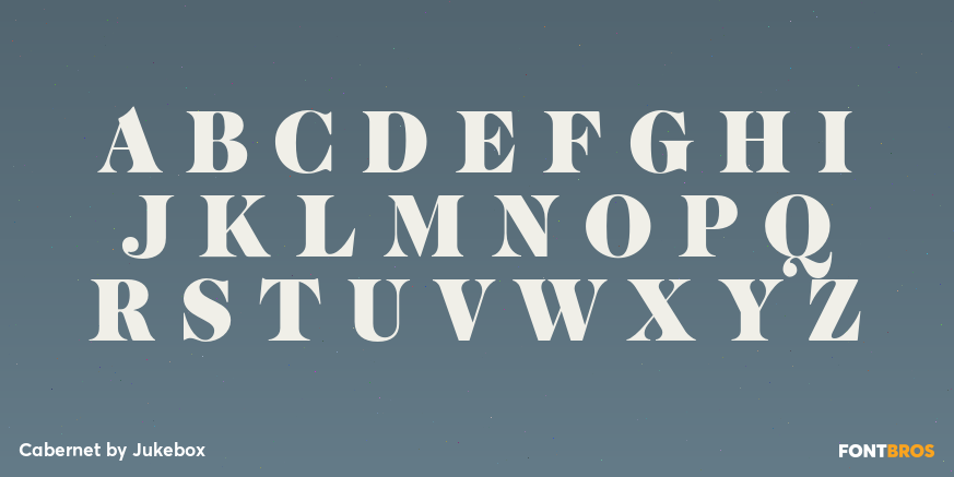 Cabernet Font Poster #1