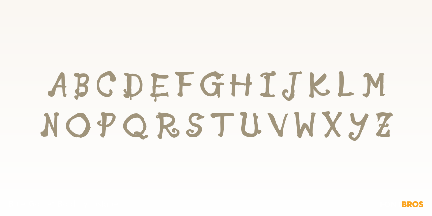 Blue Goblet Bold Font Poster #2