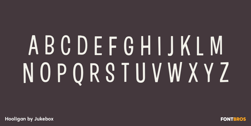 Hooligan Font Poster #2