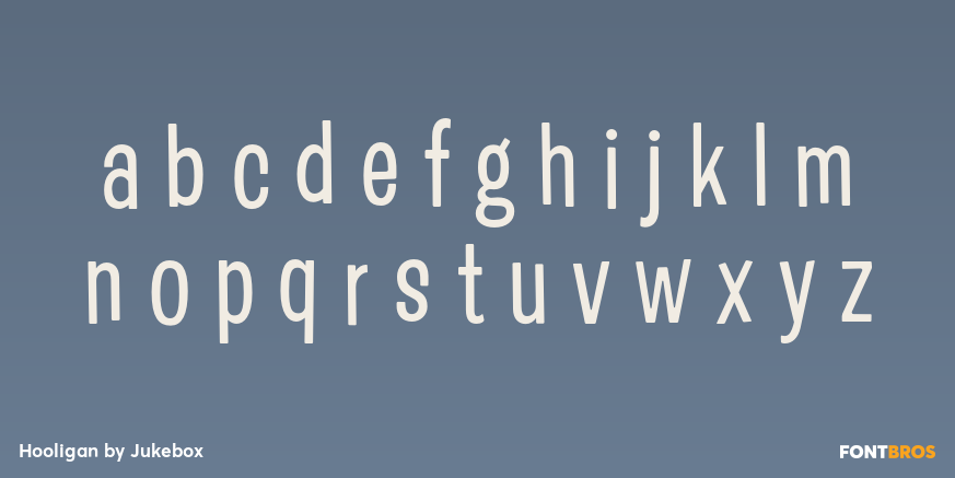 Hooligan Font Poster #3