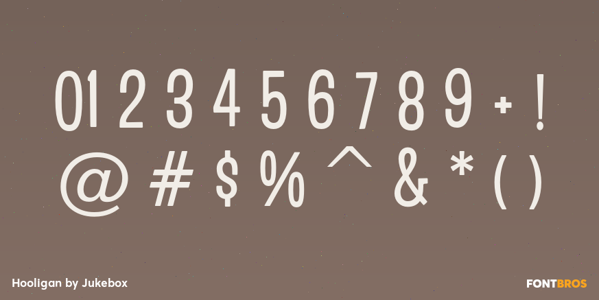 Hooligan Font Poster #4