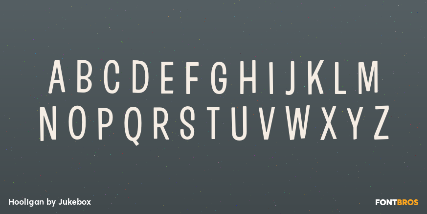 Hooligan Font Poster #1
