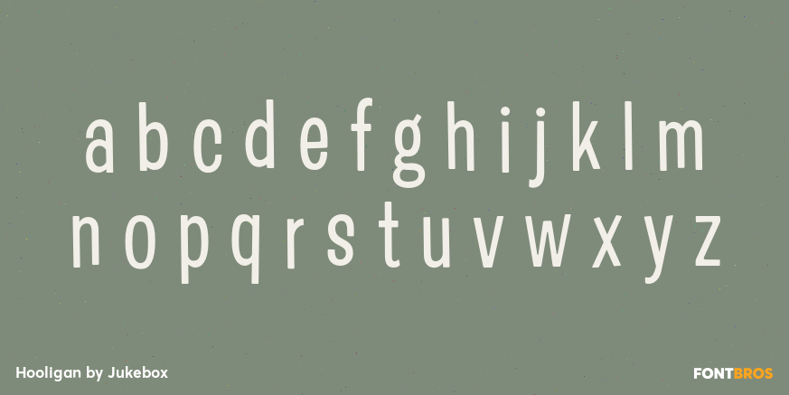 Hooligan Font Poster #1