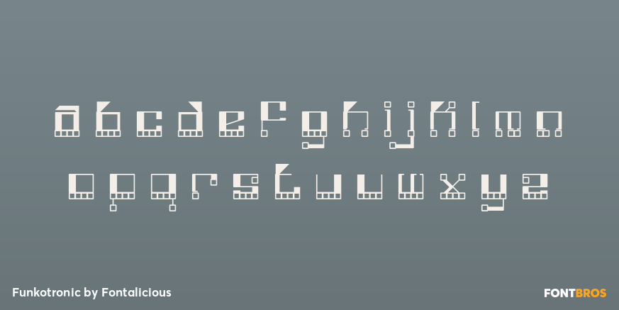 Funkotronic Font Poster #1