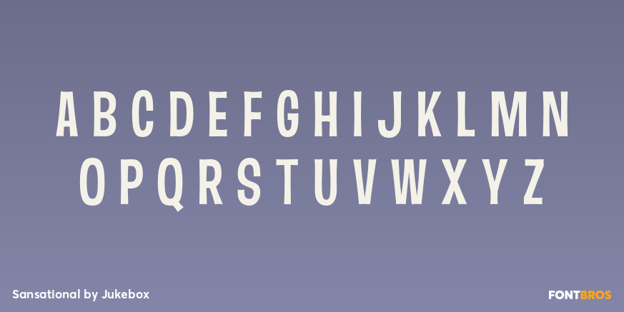 Sansational Font Poster #1