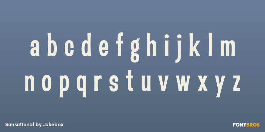 Sansational Font Poster #1