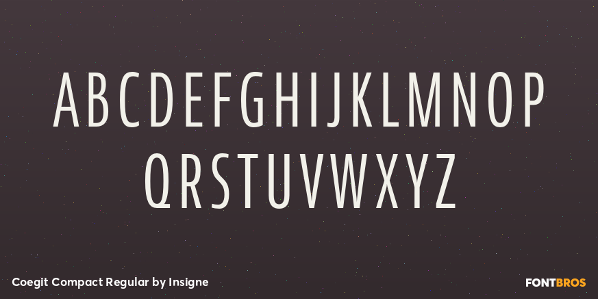 Coegit Compact Regular Font Poster #2