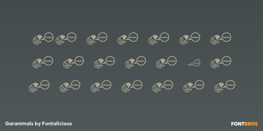 Garanimals Font Poster #1