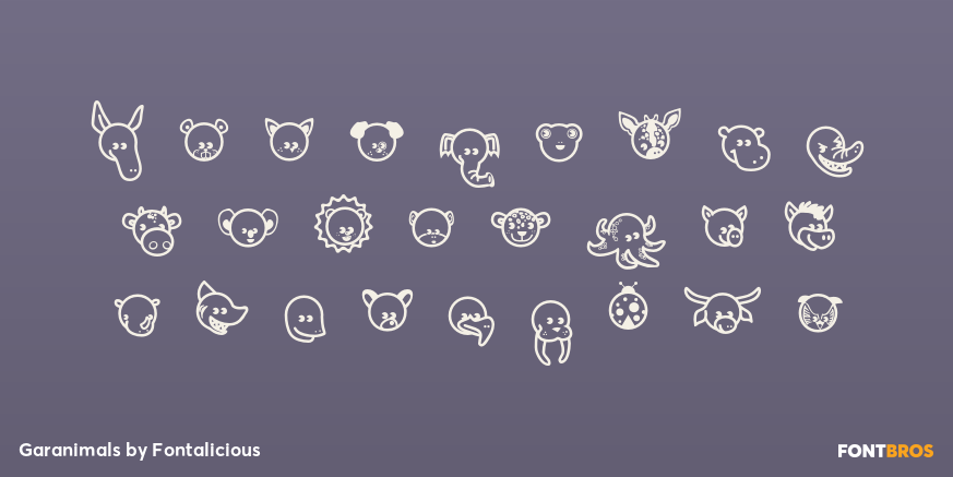 Garanimals Font Poster #1