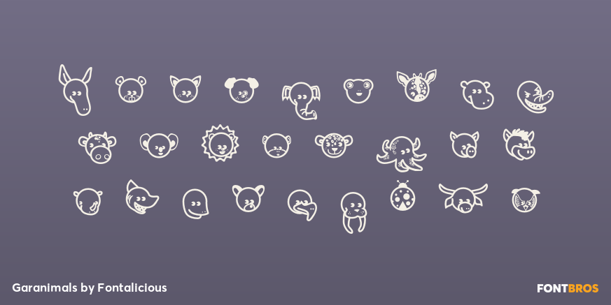 Garanimals Font Poster #1